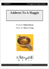 Address to a Haggis Vocal Solo & Collections sheet music cover